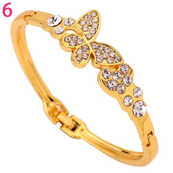 Kristallarmband Gold (6 Designs)